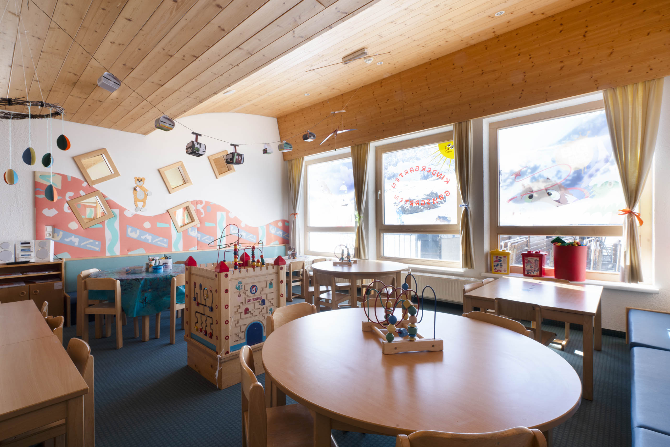 Indoor Kindergarten bei der Bergstation Gamsgarten