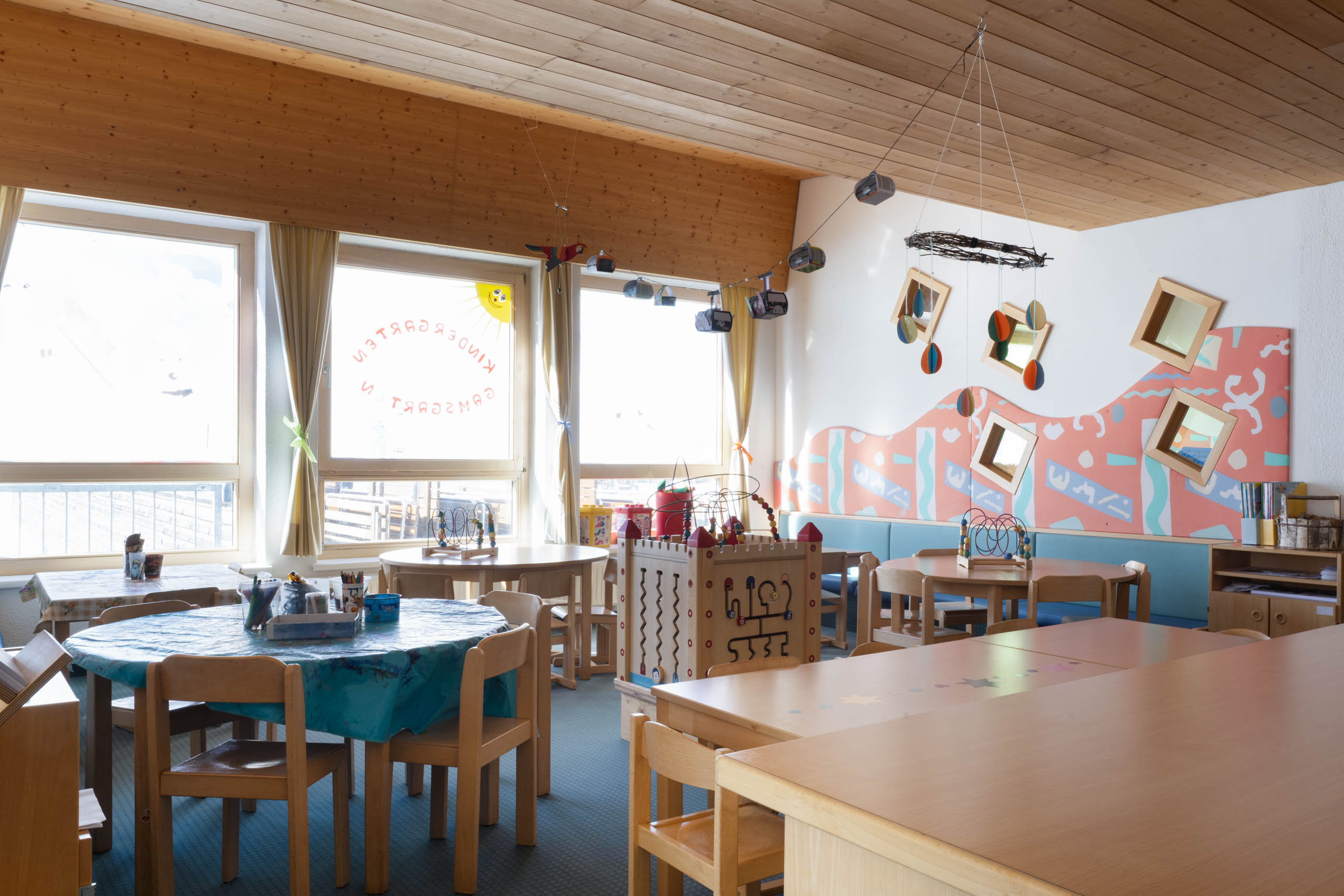 Indoor Kindergarten bei der Bergstation Gamsgarten